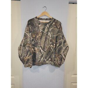 Vintage Liberty Realtree Camo Crewneck Sweatshirt Sweater Yourh XL Camoflage